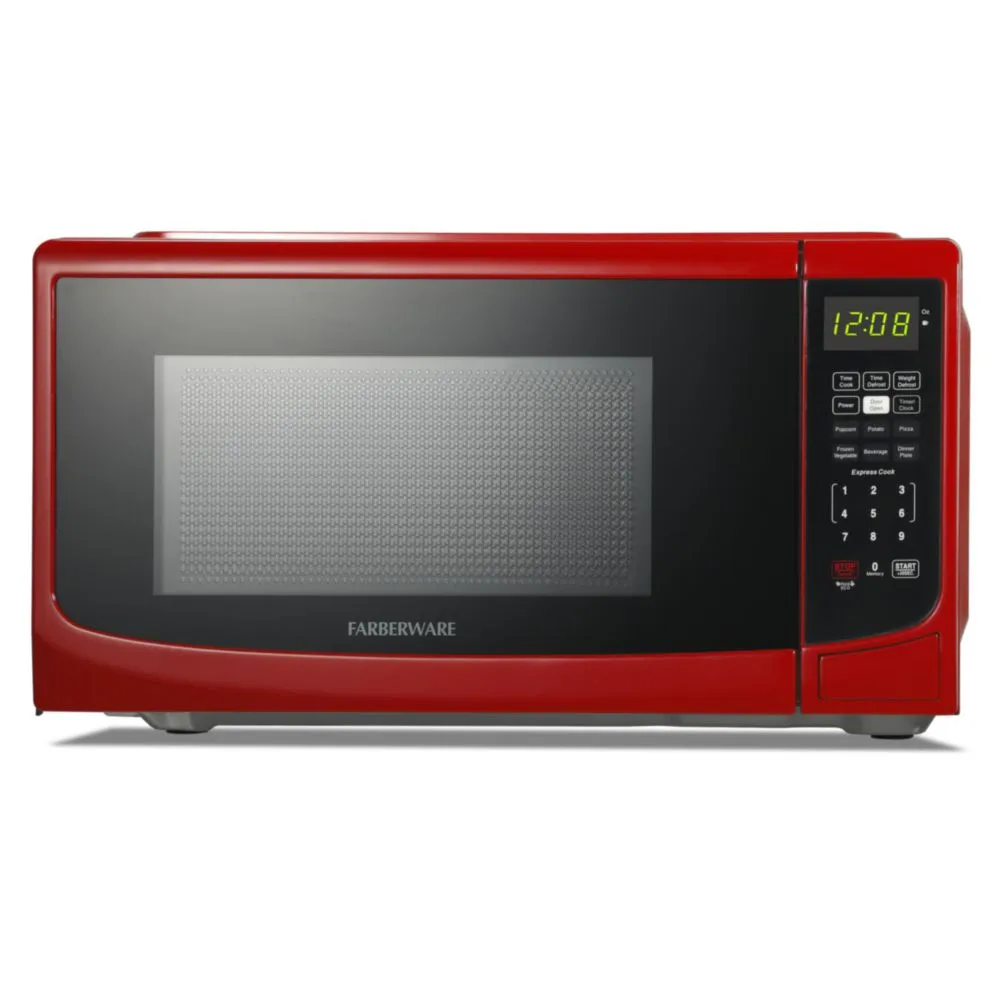 Horno microondas Farberware 07 pies cúbicos 700 W rojo