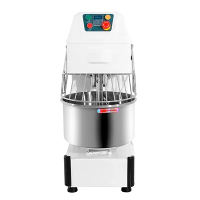 Batidora Bluelander Capacidad de 20 Litros, para Repostería, Panaderías, Amasasora Industrial, Reja Protectora, Acero Inoxidable, Voltaje 11V
