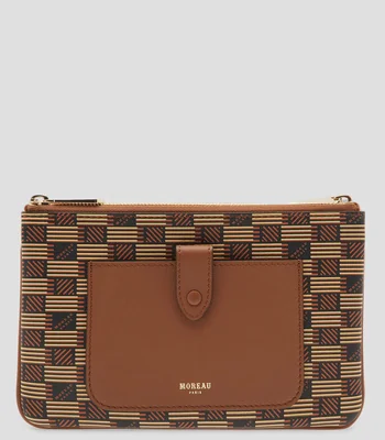 Bolsa crossbody en piel Promenade LM Classique estampado Mujer