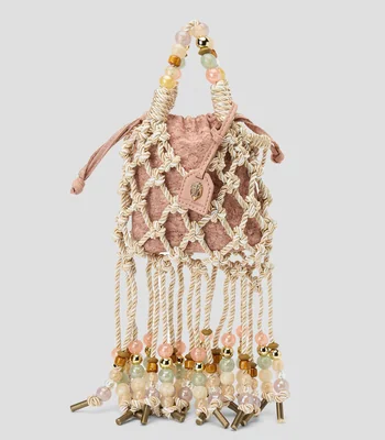 Bolsa satchel Mini Macramé fantasía Mujer