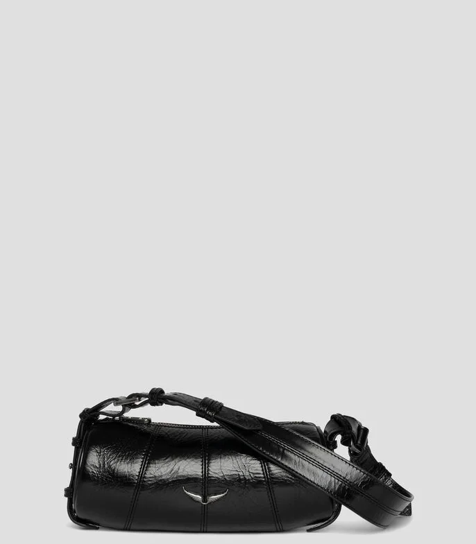 Bolsa shoulder de cuero Le Roudoudou lisa Mujer