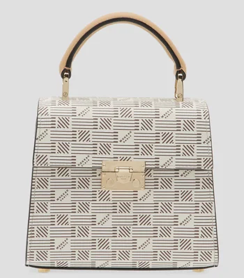 Bolsa satchel en piel Mune estampado Mujer