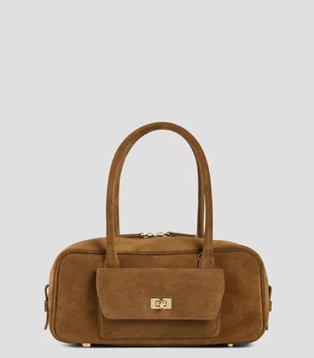 Bolsa bowler en piel Ezmehralda lisa Mujer