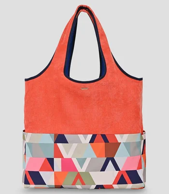 Bolsa tote de playa estampada Mujer