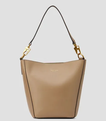 Bolsa bucket en piel Parker lisa Mujer