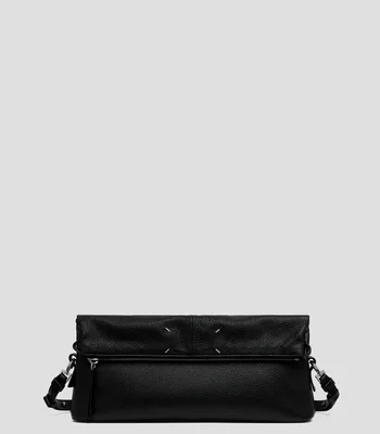 Bolsa Pouch en piel liso Mujer