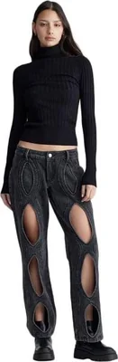 Jeans casual dama negro Atmosphere Dnm modelo MANC