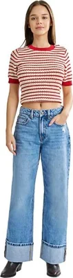 Jeans casual dama gris Atmosphere Dnm modelo D92B