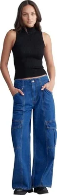 Jeans casual dama azul indigo Atmosphere Dnm modelo ST24