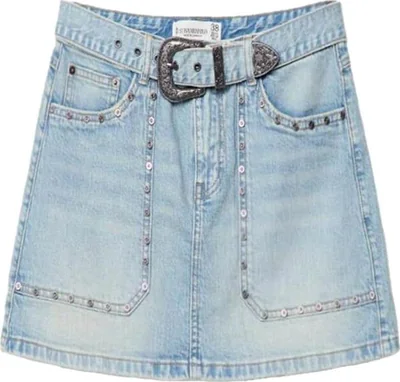 Falda casual dama azul Atmosphere Dnm modelo ES14