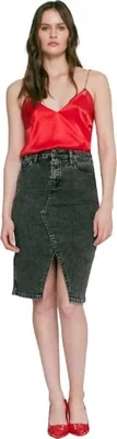Falda casual dama negro Atmosphere Dnm modelo 0049