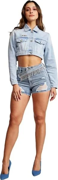 Bermuda/short casual dama bleach Atmosphere Dnm modelo 4090