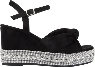 Sandalia casual dama negro Belinda Peregrin modelo SD95