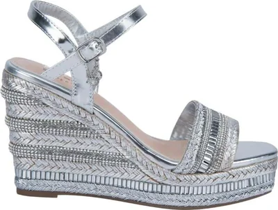 Sandalia casual dama plata Belinda Peregrin modelo 5081