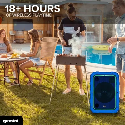Bocina Bluetooth Gemini Sound MPA-2400 resistente al agua de 240 W