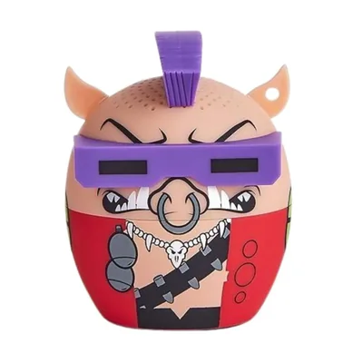 Mini Bocina Bluetooth Bitty Boomers Coleccionable – Bebop (TMNT), Sonido Potente y Portátil