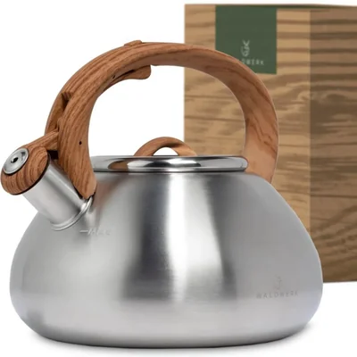 Pava de té WALDWERK de acero inoxidable de 23 L con silbato