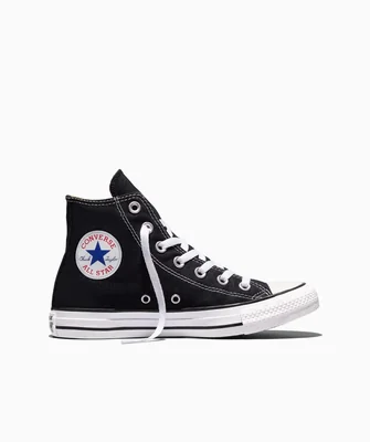 Tenis Converse Chuck Taylor All Star Negros en Bota de Lona Unisex