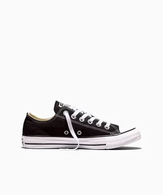 Tenis Converse Chuck Taylor All Star Clásicos Negros en Choclo de Lona Unisex
