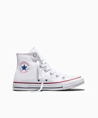 Tenis Converse Chuck Taylor All Star Blancos en Bota de Lona Unisex
