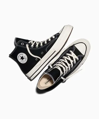 Tenis Converse Chuck 70 Negros en Bota de Lona Unisex