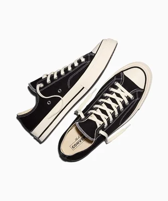 Tenis Converse Chuck 70 Negros en Choclo de Lona Unisex
