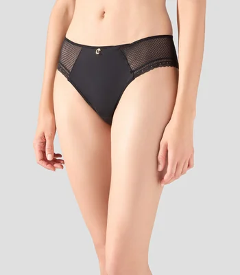 Bikini tipo hípster liso Mujer