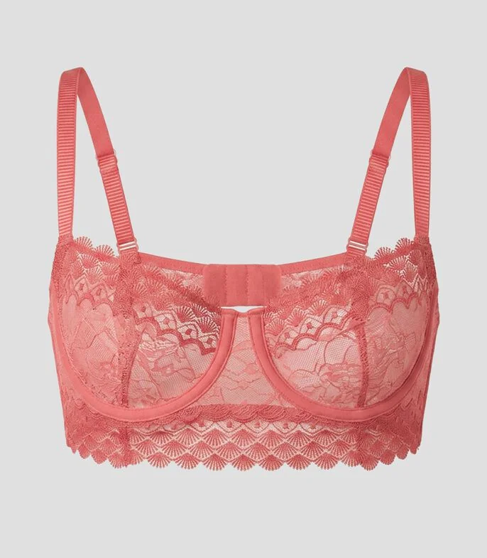 Brasier balconette con encaje