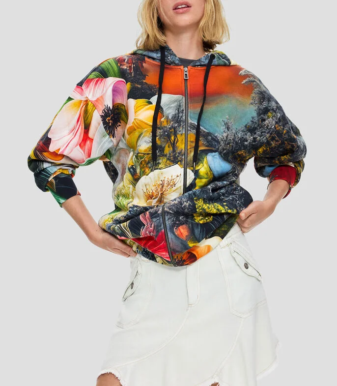 Sudadera Canguro con Capucha Mujer