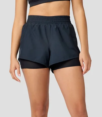 Short para correr violeta Mujer