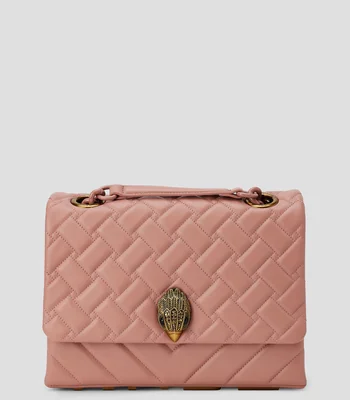 Bolsa Crossbody en piel de ovino Kensin lisa Mujer