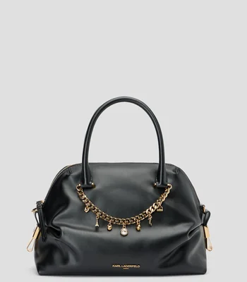 Bolsa Satchel Charlaine en piel lisa Mujer