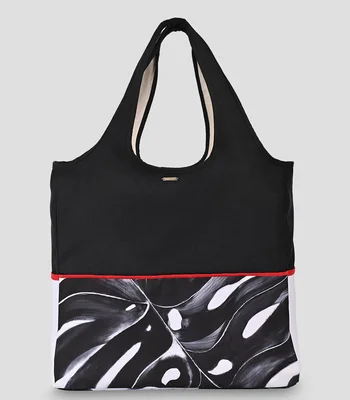 Bolsa tote de playa estampada Mujer