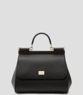 Bolsa shoulder en piel de becerro Sicily Mujer