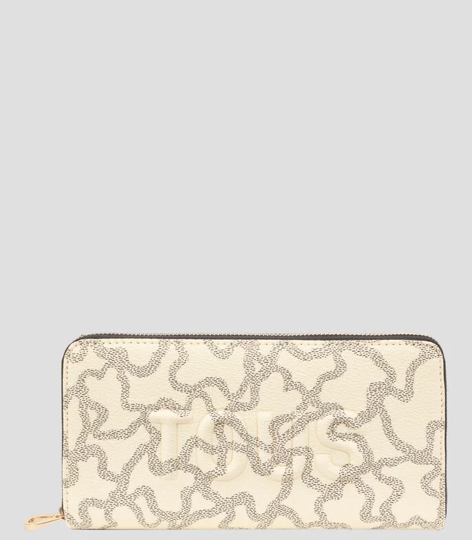 Cartera beige Kaos Icon monogram Mujer