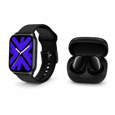 SMARTWATCH FILWANS GTS MINI AZUL + AUDIFONOS REDMI BUDS 6 PLAY NEGRO