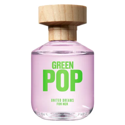 Fragancia Benetton United Dreams Green Pop For Her Eau de Toilette 80 ml para Dama