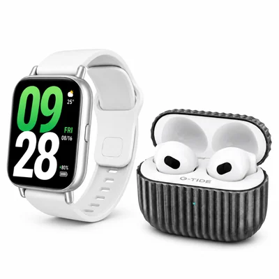 SMARTWATCH REDMI WATCH 5 ACTIVE PLATA + AUDIFONOS G-TIDE H21 PLATA