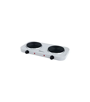 Parrilla Eléctrica Koblenz PEKM-2000 HG 2 Quemadores Disco Blanca