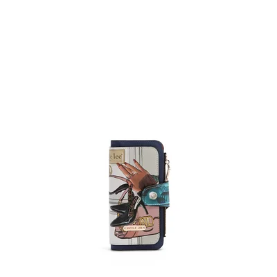 Billetera Azul Emotion Nicole Lee Prt7703-Emt