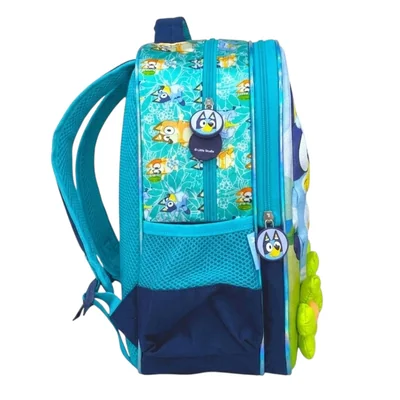 FM Mochila Chica Kinder Bluey Flores BL615