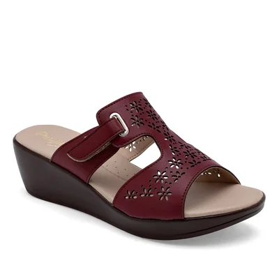 Paulie sandalia  para mujer vino cod 72922-1
