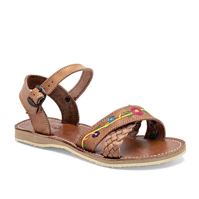 Mora Tierra sandalia  para mujer  camel cod 132495-E