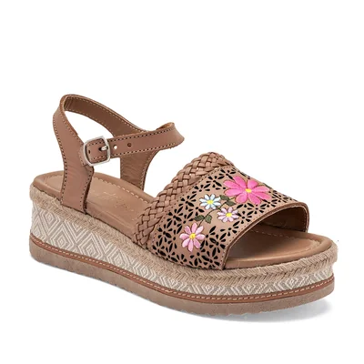 Mora Tierra sandalia para mujer camel multicolor cod 131753-E