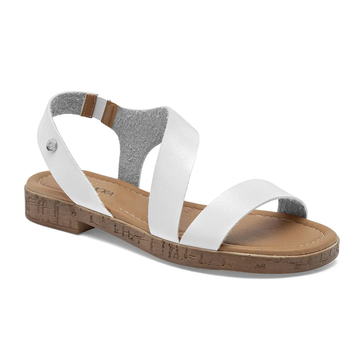 Moramora sandalia para mujer blanco cod 117067-1