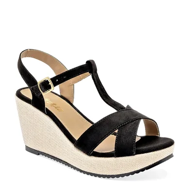 Fratta sandalia para mujer negro cod 104477-1