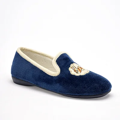 Niagara pantufla para mujer marino cod 4730-1