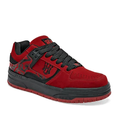 What'S U? tenis para hombre rojo negro cod 136308-F
