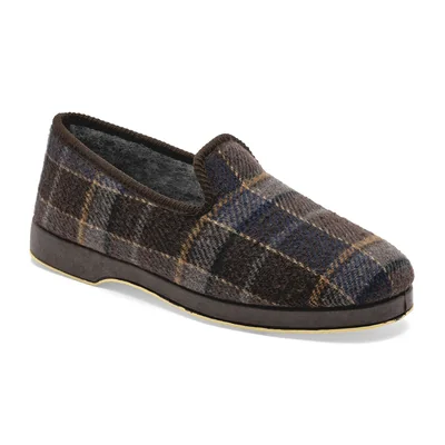 Niagara pantufla para hombre café cod 0252-1