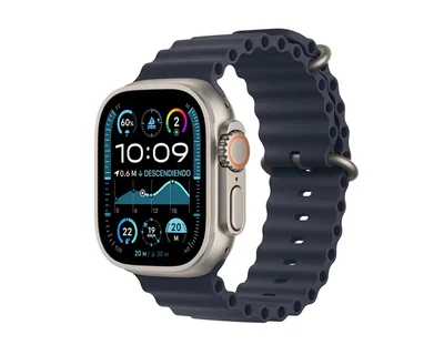 Apple Watch Ultra 2 (Gps + Cellular) Caja De Titanio Natural 49mm Con Correa Ocean Azul Marino